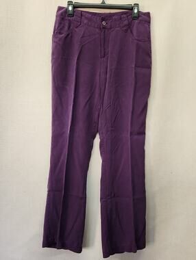 Studio West Women's Purple Straight-Leg Trousers